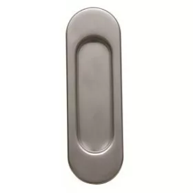 Tolóajtókagyló Ovál Matt Króm