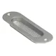 Tolóajtókagyló Ovál Fényes Króm