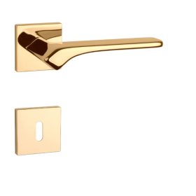   APRILE BERGENIA Négyzetrozettás Q SLIM 7MM LG PVD - Fényes arany színű PVD BB