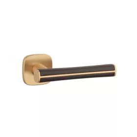   APRILE DAVIDIA Négyzetrozettás QR SLIM 7MM KG/ Barna bőr - Szatén arany színű/ Barna bőr (CSAK-KILIN