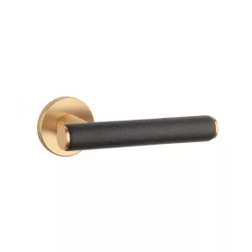   APRILE EGERIA Körrozettás R SLIM 7MM KG /Barna bőr - Szatén arany színű / Barna bőr (CSAK KILINCS FE