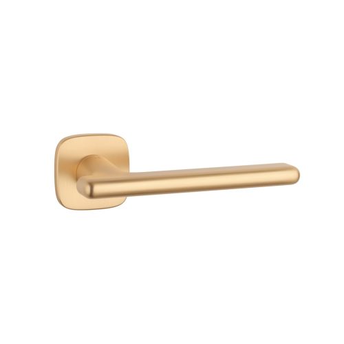 APRILE MARANTA Négyzetrozettás QR SLIM 7MM KG - Szatén arany színű (CSAK KILINCS FELSŐ ROZETTÁN)