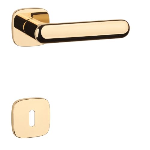 APRILE OLEA Négyzetrozettás QR SLIM 7MM LG - Fényes arany színű BB
