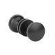 Gomb Kétoldalú APRILE ORTICA R SLIM 7MM BK - Fekete - Fix/Forgó