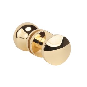   Gomb Kétoldalú APRILE ORTICA R SLIM 7MM LG - Fényes arany színű - Fix/Fix