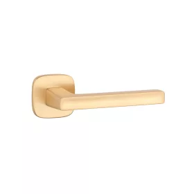   APRILE PEA Négyzetrozettás QR SLIM 7MM KG - Szatén arany színű (CSAK KILINCS FELSŐ ROZETTÁN)