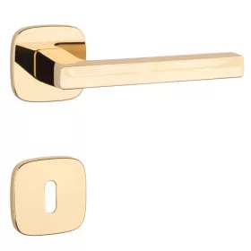   APRILE PEA Négyzetrozettás QR SLIM 7MM LG - Fényes arany színű BB