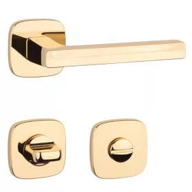   APRILE PEA Négyzetrozettás QR SLIM 7MM LG - Fényes arany színű WC