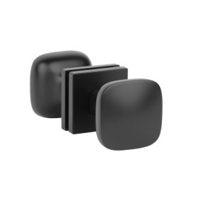 Gomb Kétoldalú APRILE QUERCA Q SLIM 7MM BK - Fekete