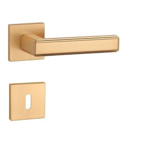   APRILE RAFLESIA Négyzetrozettás Q SLIM 7MM KG - Szatén arany színű BB