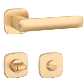   APRILE STELLA Négyzetrozettás QR SLIM 7MM KG - Szatén arany színű WC