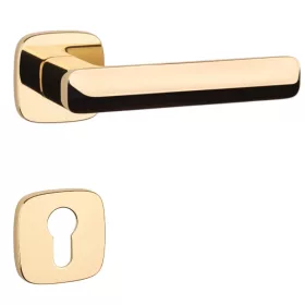   APRILE STELLA Négyzetrozettás QR SLIM 7MM LG - Fényes arany színű PZ