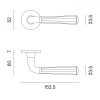 APRILE MARIGOLD Körrozettás R SLIM 7MM BK - Fekete BB