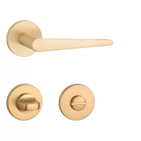   APRILE ARNICA Körrozettás R SLIM 7MM GOLD SATIN  - Szatén arany színű WC
