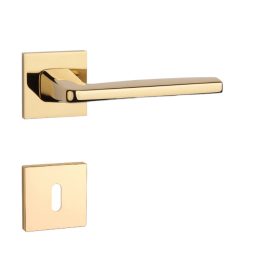   APRILE ERBA Négyzetrozets Q SLIM 7MM GOLD PVD - Fényes arany színű PVD BB