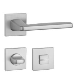   APRILE ERBA Négyzetrozettás Q SLIM 7MM MSC - Szatén króm WC