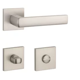  APRILE HOSTA Négyzetrozettás Q SLIM 7MM MSN - Szatén nikkel WC