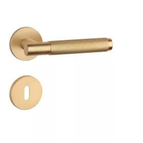   APRILE MOLINIA Körrozettás R SLIM 7MM GOLD SATIN - Szatén arany színű BB