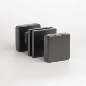 Gomb Kétoldalú APRILE MORA Q SLIM 7MM BLACK - Fekete