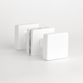 Gomb Kétoldalú APRILE MORA Q SLIM 7MM WHITE - Fehér