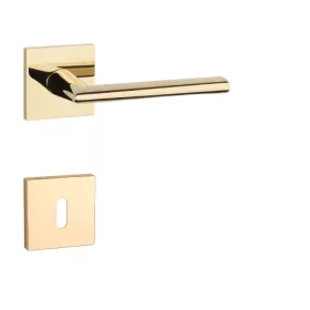   APRILE PRIMULA Négyzetrozettás Q SLIM 7MM GOLD PVD - Fényes arany színű PVD BB