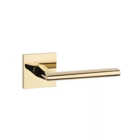   APRILE PRIMULA Négyzetrozettás Q SLIM 7MM GOLD PVD - Fényes arany színű PVD (CSAK KILINCS FELSŐ ROZE