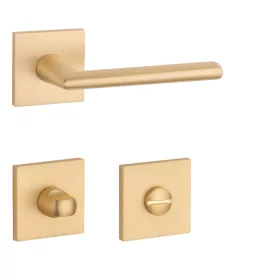   APRILE PRIMULA Négyzetrozettás Q SLIM 7MM GOLD SATIN - Szatén arany színű WC