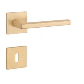   APRILE PYROLA Négyzetrozettás Q SLIM 7MM GOLD SATIN - Szatén arany színű BB