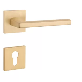   APRILE PYROLA Négyzetrozettás Q SLIM 7MM GOLD SATIN - Szatén arany színű PZ