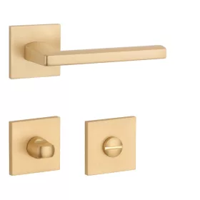   APRILE PYROLA Négyzetrozettás Q SLIM 7MM GOLD SATIN - Szatén arany színű WC