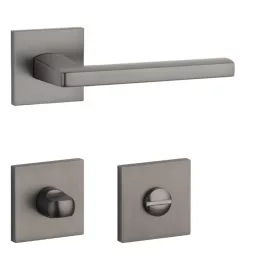   APRILE PYROLA Négyzetrozettás Q SLIM 7MM MSB - Titánium színű WC