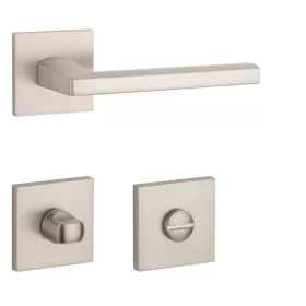   APRILE PYROLA Négyzetrozettás Q SLIM 7MM MSN - Szatén nikkel WC