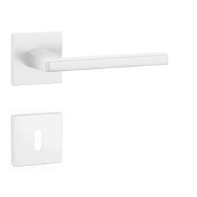 APRILE PYROLA Négyzetrozettás Q SLIM 7MM WHITE - Fehér BB