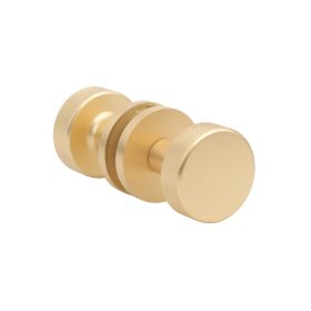   Gomb Kétoldalú APRILE TUJA R SLIM 7MM GOLD SATIN - Szatén arany színű