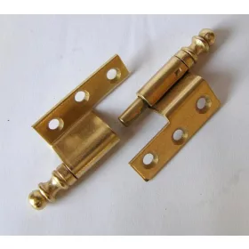 Pánt díszes hajlított - jobbos arany 75mm