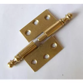 Pánt díszes egyenes - jobbos arany 75mm