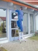 Háztartási létra Corda 1x4 lépcsőfokos alu