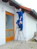 Háztartási létra Corda 1x5 lépcsőfokos