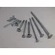 Csavar kapupánt eloxált M6x25mm