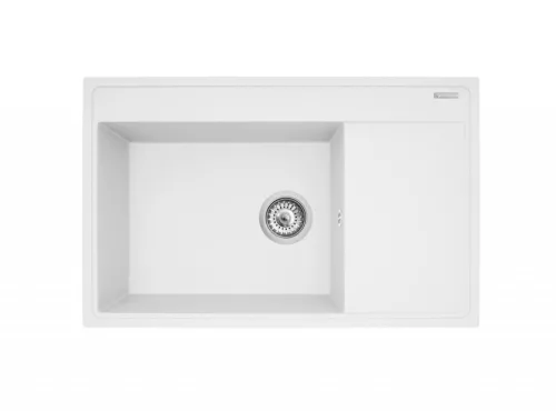 Mosogató PY Camea 1 mély+csep. fehér 790x500mm