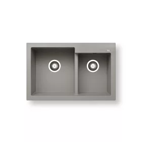 Mosogató PY Diplos 2 mély szürke 790x510mm