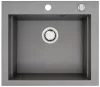 Mosogató PY Siros 1 mély szürke 570x515mm