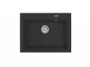 Mosogató PY Siros 1 mély fekete 670x515mm