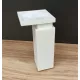 Bútorláb 3027 fehér 60mm