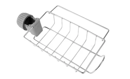 Csapra szerelhető szivacs és szappantartó króm