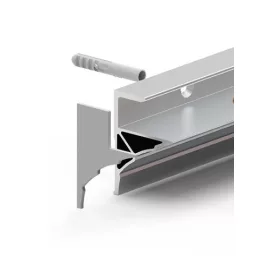 Alu-profil végzáró baloldali magas alu