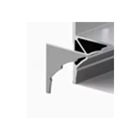 Alu-profil végzáró jobboldali normál alu