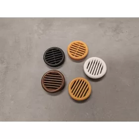 Szellőzőkarika műanyag rácsos fehér 35mm