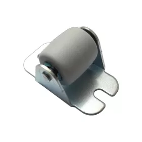 Gumis görgő egyenes szürke 22mm