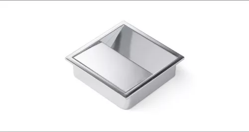 Kábelkivezető műanyag négyzet alu 85X85mm